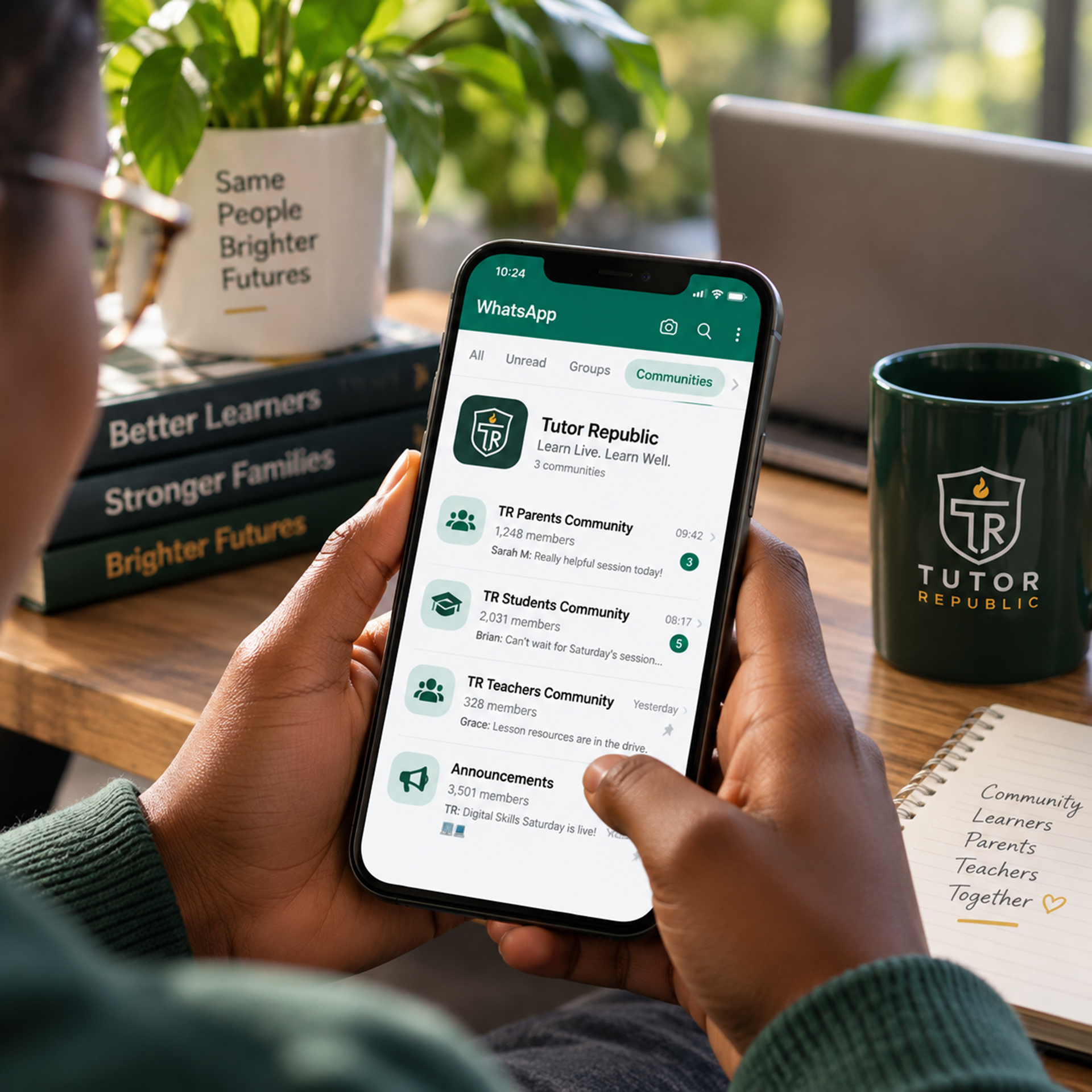 Tutor Republic - The Hearth (Whatsapp Communities)